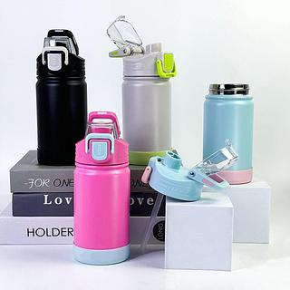 garrafa termica bico duplo com canudo 350ml