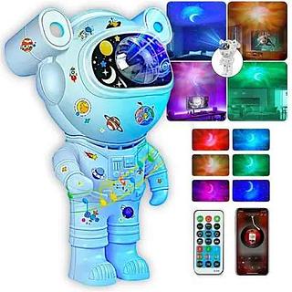 Luminária Astronauta Projetor Bivolt Caixa de Som Bluetooth com Controle