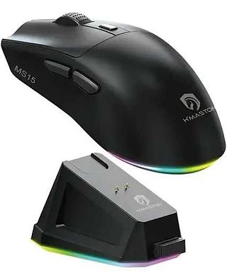 Mouse Gamer Sem Fio Com Rgb E Base Ms15 2.4 Dpi4,000
