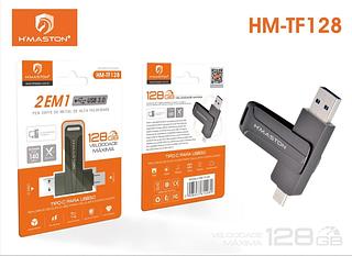 128GB PenDrive 2 Em 1 Tipo C pen drive Memória