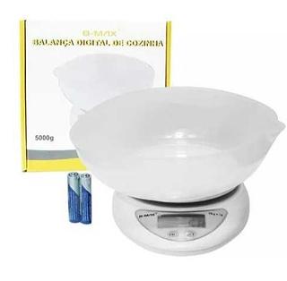 Balança Digital De Cozinha Pesa Até 5kg B-max - Bm-a05