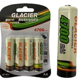 KIT 4 Pilha AA Recarregavel 2700mAh