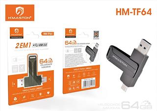 64gb PenDrive 2 Em 1 Tipo C pen drive Memória