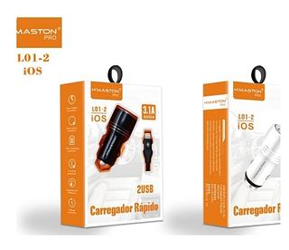 Kit veicular ios- Fonte e cabo