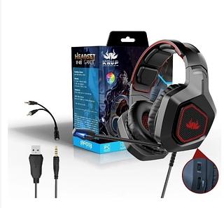 FONE DE OUVIDO HEADSET GAMER KNUP KP-488
