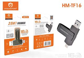 16GB PenDrive 2 Em 1 Tipo C pen drive Memória