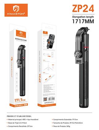 Novo ZP24 tripé bluetooth 1,7 metros