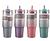 Garrafa Térmica 600ML Glitter Inoxidável