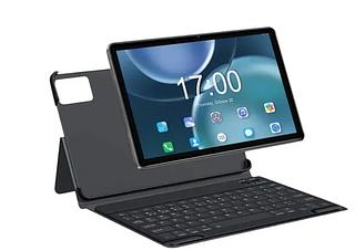 Tablet Techino E1038 10.1 polegadas com teclado e capa Android 13 6GB RAM, 128GB, WiFi, Blutooth, Dual SIM, Tela HD