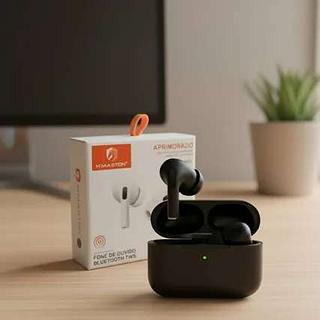 Fone Sem Fio H'maston Ly13 Som Estéreo Preto/branco