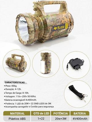 Lanterna Albatroz POTENCIA 20W+3W HL-002