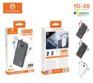 Carregador Portátil Hmaston 10.000mah C/ 3 entrada