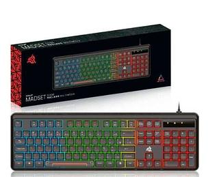 Teclado Gamer Com Fio Usb E Iluminação LED RGB KNUP - KP-TE130