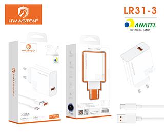 turbo 120w com cabo type c/usb hmaston