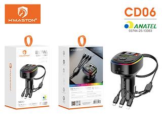 tranmissor fm Bluetooth com carregador turbo 20w