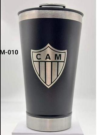 Copo Térmico Atlético Mineiro Inox com Abridor