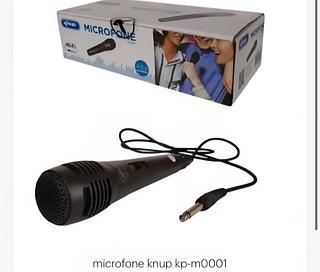 microfone c/fio knup