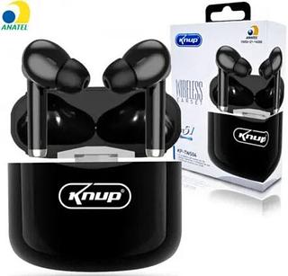 Fone de Ouvido Bluetooth Branco TWS 5.1 Wireless - KP-TWS04