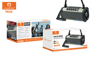 caixa som 60w c/2 mic sem fio 10metro Bluetooth