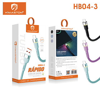 cabo nylon 2m type c