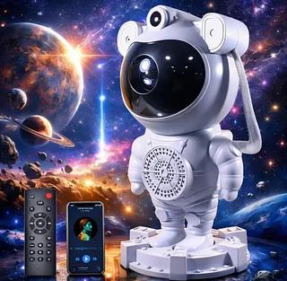 astronauta projetor com caixa de som Bluetooth bmax