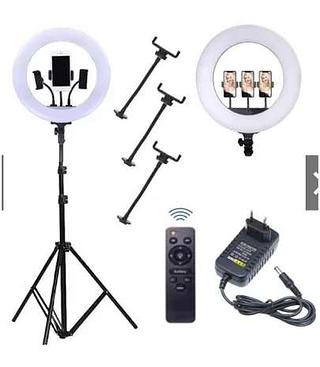 ring light 14polegada + fonte e tripe 2.1M