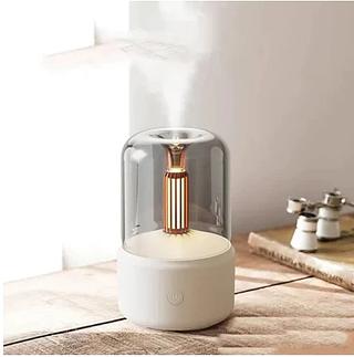 Luz de velas difusor aroma portátil umidificador de Ar USB 120ml