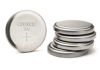 Cartela de bateria 2032